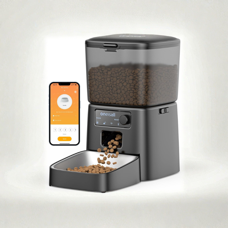 Smart WiFi Automatic Cat Feeder – App-Controlled with Portion Scheduling